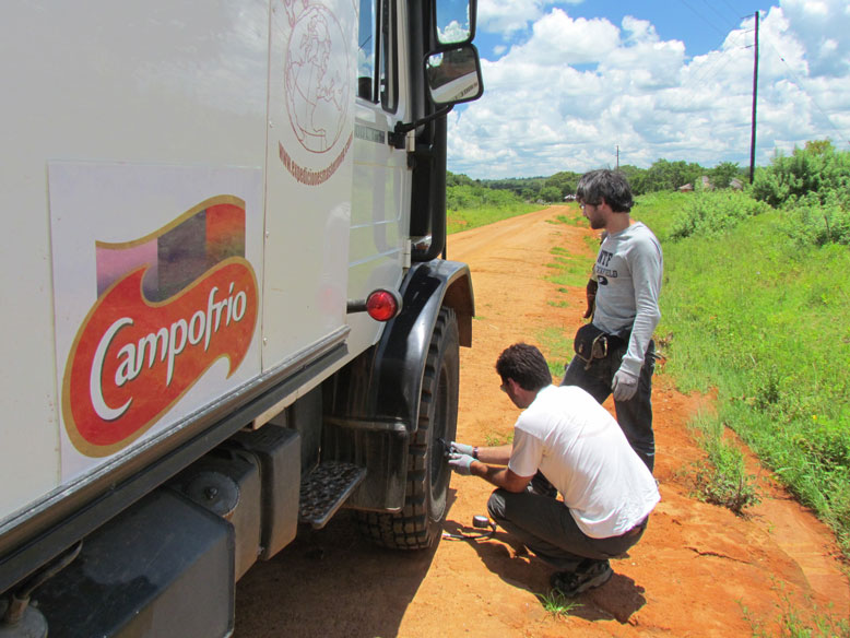 cambiando la presion de las ruedas